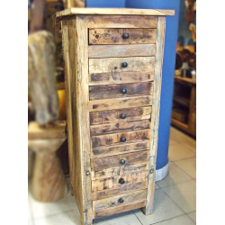 Komoda z szuflafdami szfka z drewna egzotycznego 120cm